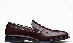 Burgundy Penny Loafer Maßschuhe