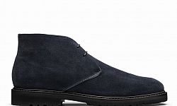 Dunkel Blauer Chukka Boots