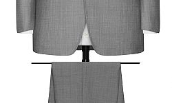 Hochzeits Anzug grau