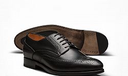 derby gelocht schwarz nach maß