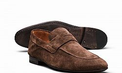 Flex Penny loafer velour nach maß