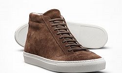 chocolate brown light suede