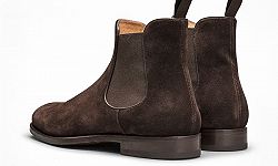 chelsea boot velour nach maß