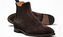 chelsea boot velour nach maß