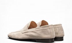 Penny loafer Velour nach Maß