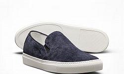 midnight blue sneakers light suede