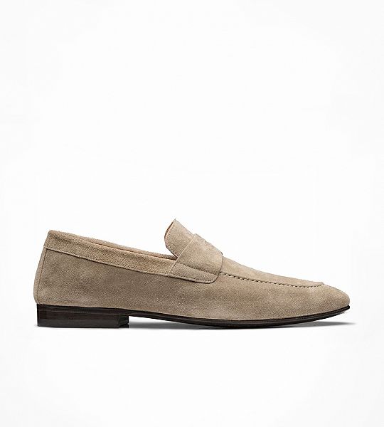Penny Loafer Velour nach Maß